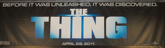 The Thing prequel banner